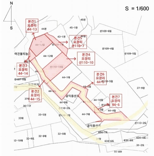 2025타경20425 경상남도 창원시 마산합포구 진동면 요장리 44-13 임야 경매 이미지