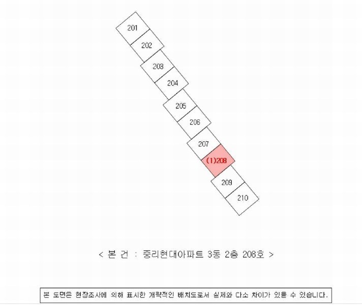 2025타경20595 경상남도 창원시 마산회원구 호원로 186-1, 중리현대아파트 3동 2층 208호 아파트[공급31평형] 경매 이미지