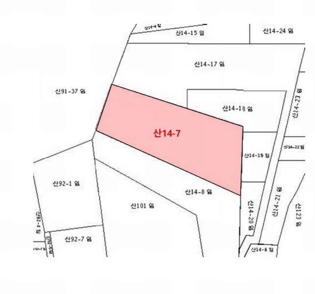 2025타경20835 경상남도 거제시 일운면 소동리 산14-7 임야 경매 이미지