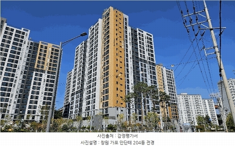 2025타경20916 경상남도 창원시 마산합포구 가포본동5길 23, 창원가포안단테 204동 18층 1805호 아파트 경매 이미지