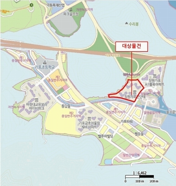 2025타경20916 경상남도 창원시 마산합포구 가포본동5길 23, 창원가포안단테 204동 18층 1805호 아파트 경매 이미지