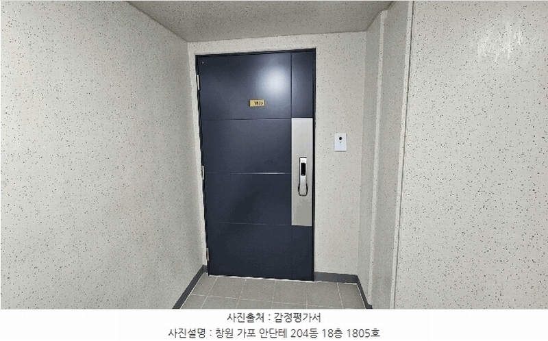 2025타경20916 경상남도 창원시 마산합포구 가포본동5길 23, 창원가포안단테 204동 18층 1805호 아파트 경매 이미지