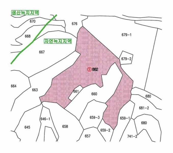 2024타경102383 경상남도 함안군 가야읍 광정리 662 임야 경매 이미지