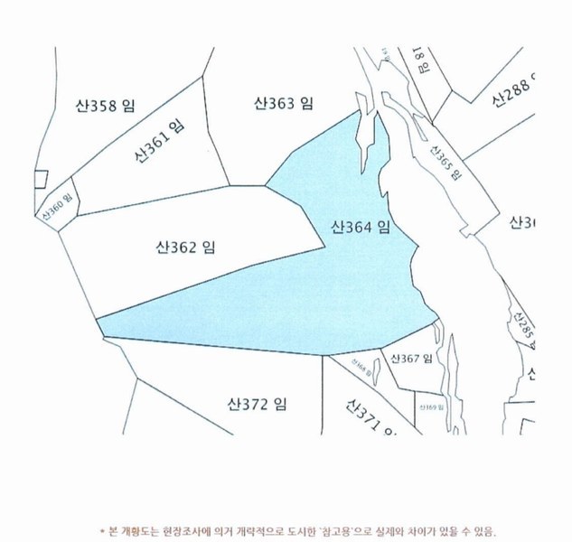 2024타경107364 경상남도 창원시 마산합포구 진동면 동전리 산364 임야 경매 이미지