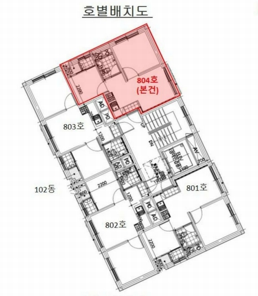 2025타경10100 서울특별시 강서구 가로공원로 218, 파크아리온 102동 8층 804호 오피스텔 경매 이미지