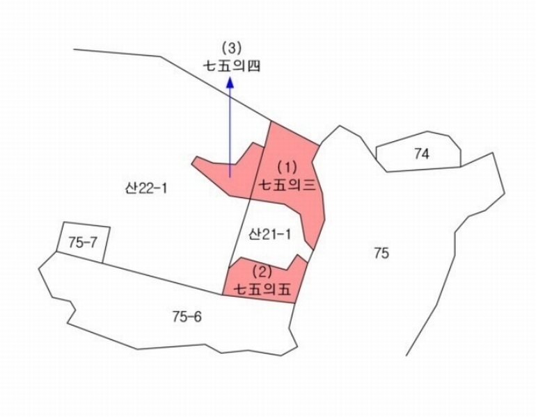 2025타경10137 충청북도 옥천군 안내면 서대리 75-3 농지 경매 이미지
