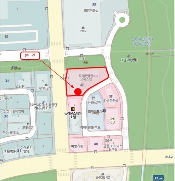 2024타경1162 경상남도 진주시 영천강로 172, 트레젠웰가 1층 상가101호 근린상가 경매 이미지