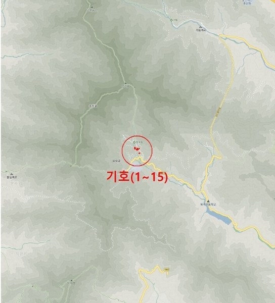 2024타경1216 경상남도 하동군 청암면 묵계리 1540 농지 경매 이미지