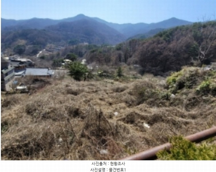 2024타경1216 경상남도 하동군 청암면 묵계리 1540 농지 경매 이미지