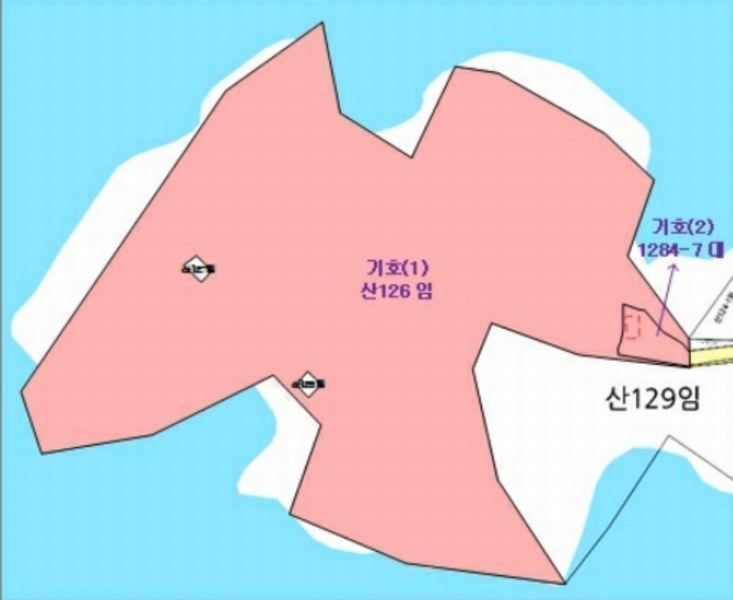 2024타경2448 경상남도 사천시 서포면 다평리 산126 임야 경매 이미지