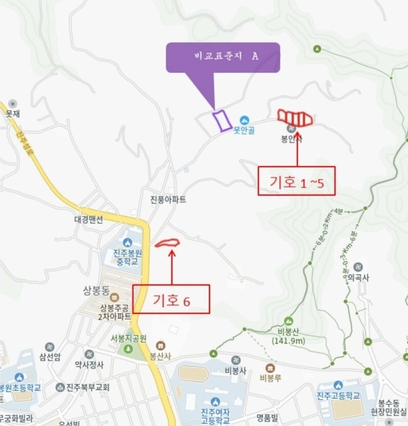 2024타경3281 경상남도 진주시 상봉동 347-3 농지 경매 이미지