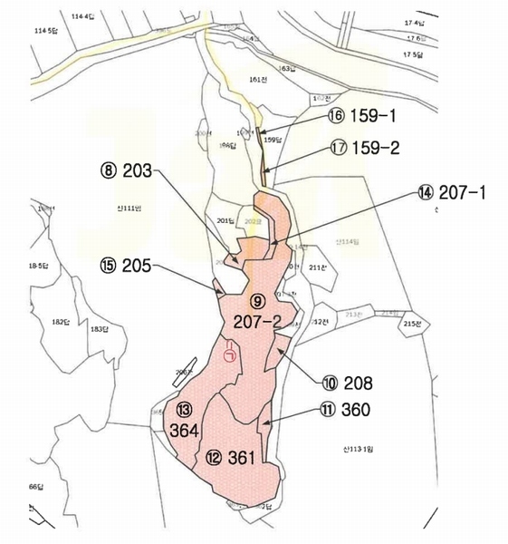 2024타경3946 경상남도 사천시 곤명면 은사리 203 농지 경매 이미지
