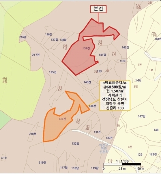 2025타경10146 경상남도 창원시 의창구 북면 신촌리 139 농지 경매 이미지