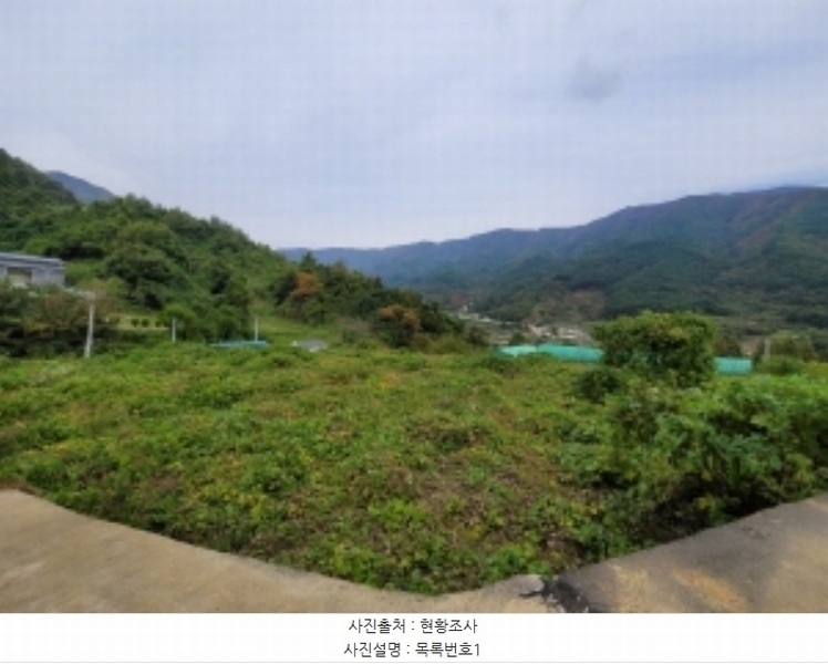 2024타경5454 경상남도 산청군 삼장면 홍계리 846 농지 경매 이미지