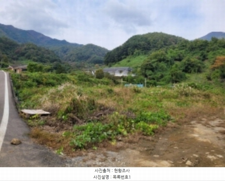 2024타경5454 경상남도 산청군 삼장면 홍계리 846 농지 경매 이미지