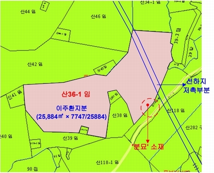 2024타경31286 경상남도 사천시 죽림동 산36-1 임야 경매 이미지
