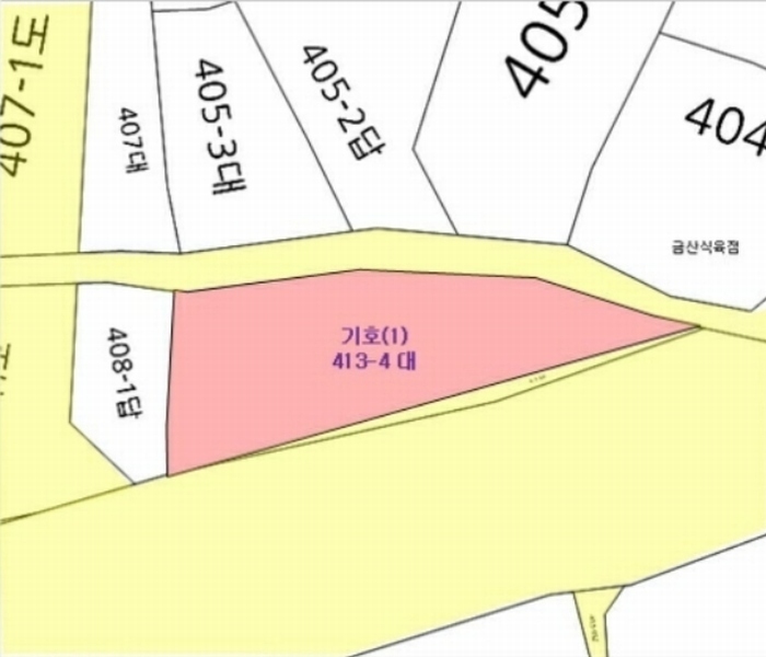 2024타경32173 경상남도 진주시 금산면 중천리 413-4 대지 경매 이미지