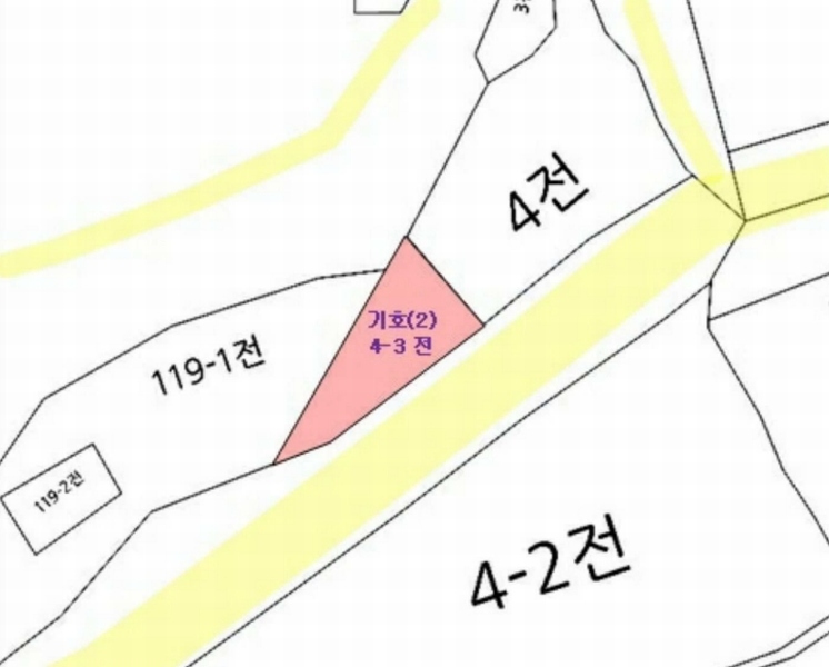 2024타경32630 경상남도 진주시 미천면 오방리 4-3 농지 경매 이미지