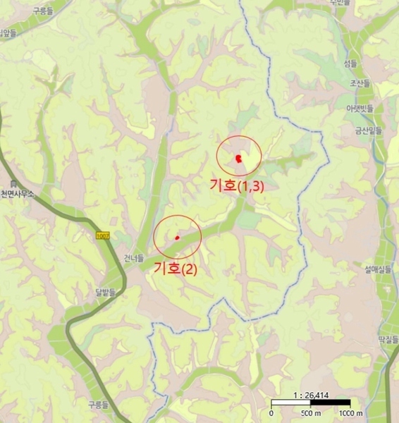 2024타경32630 경상남도 진주시 미천면 오방리 4-3 농지 경매 이미지