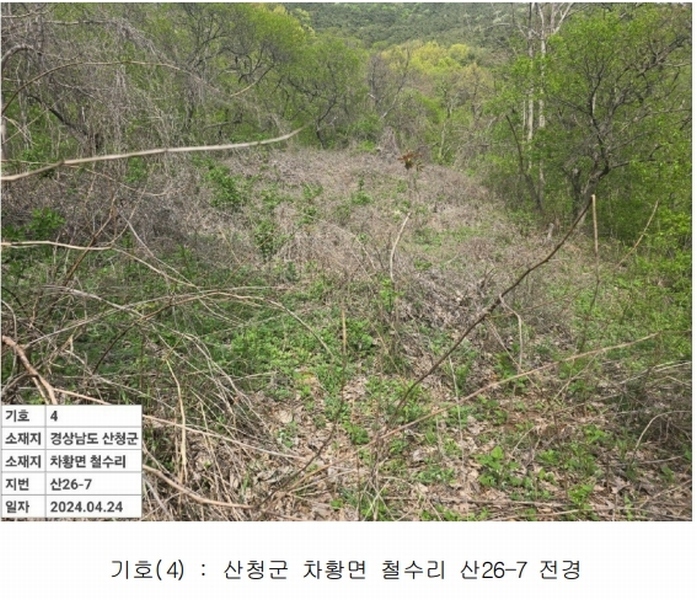 2024타경33053 경상남도 산청군 차황면 철수리 산26-1 임야 경매 이미지
