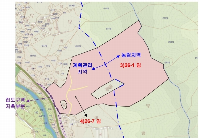 2024타경33053 경상남도 산청군 차황면 철수리 산26-1 임야 경매 이미지