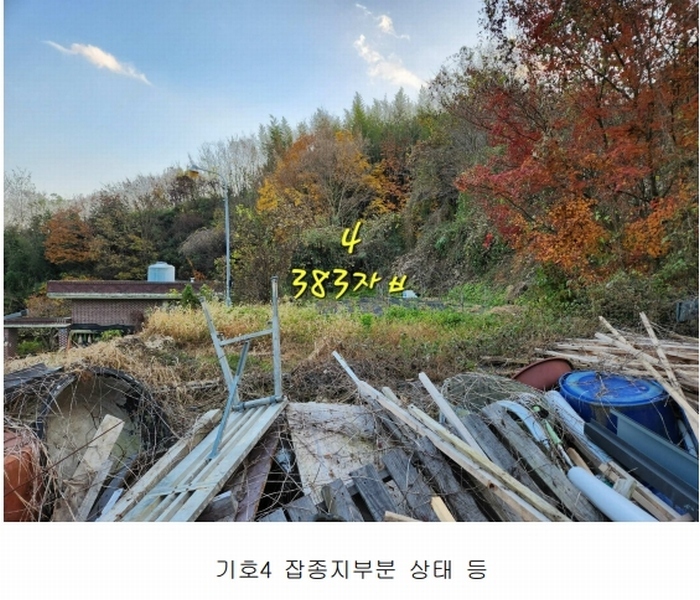 2024타경39518 경상남도 진주시 정촌면 대축리 산78-4 임야 경매 이미지