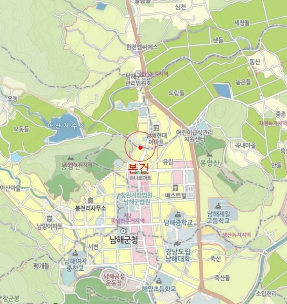 2025타경30724 경상남도 남해군 남해읍 북변리 585-7 주택 경매 이미지