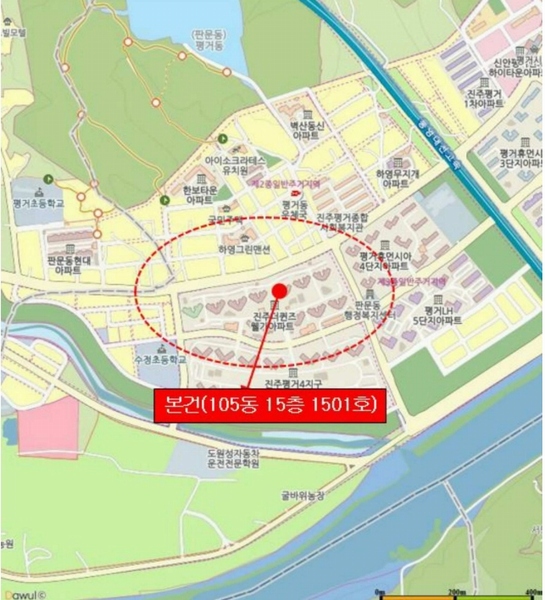 2025타경30837 경상남도 진주시 새평거로 25경상남도 진주시 새평○○○○, 더퀸즈웰가 105동 15층 1501호더퀸즈웰○○ 아파트[공급25평형] 경매 이미지