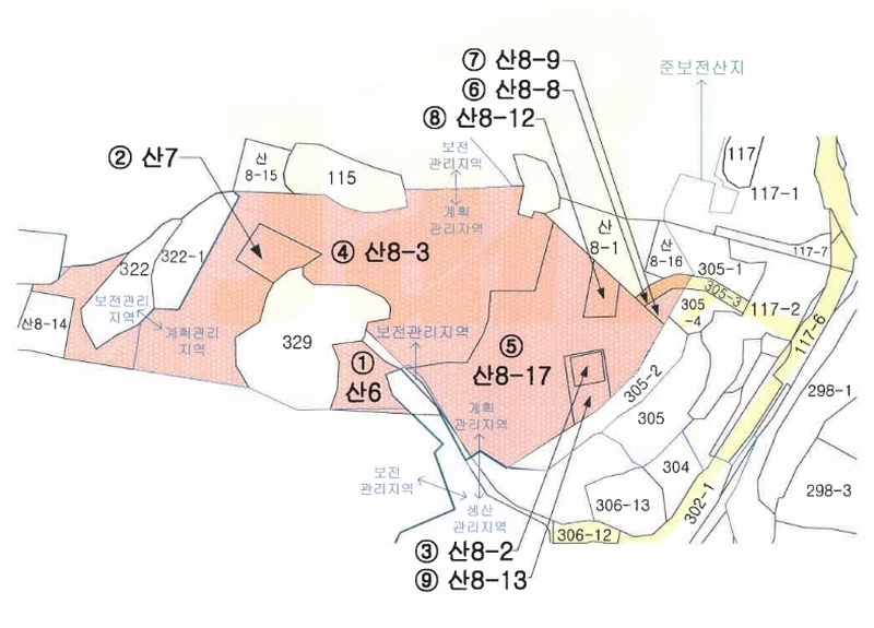 2023타경4515 경상남도 사천시 축동면 가산리 산6 임야 경매 이미지