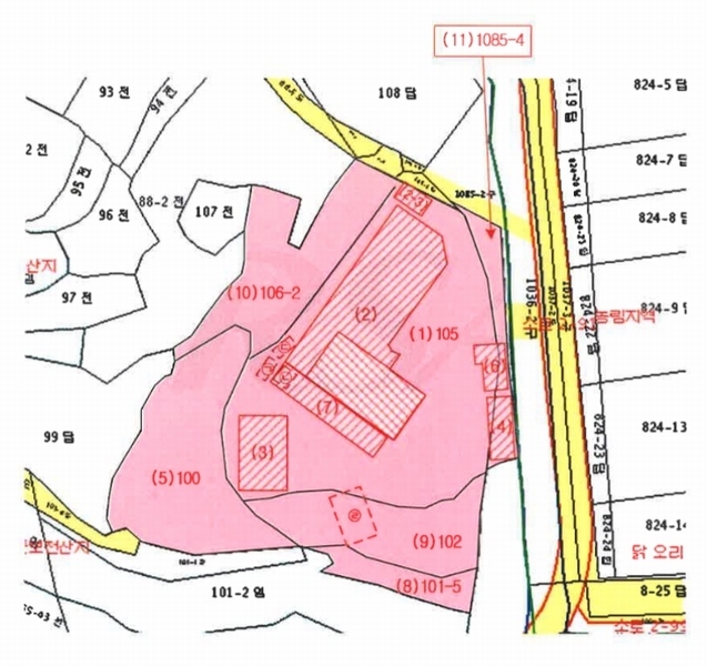 2023타경33896 경상남도 남해군 설천면 비란리 100 농지 경매 이미지
