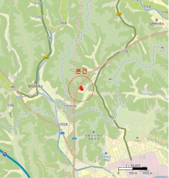 2024타경5652 경상남도 진주시 집현면 사촌리 824-1 과수원 경매 이미지