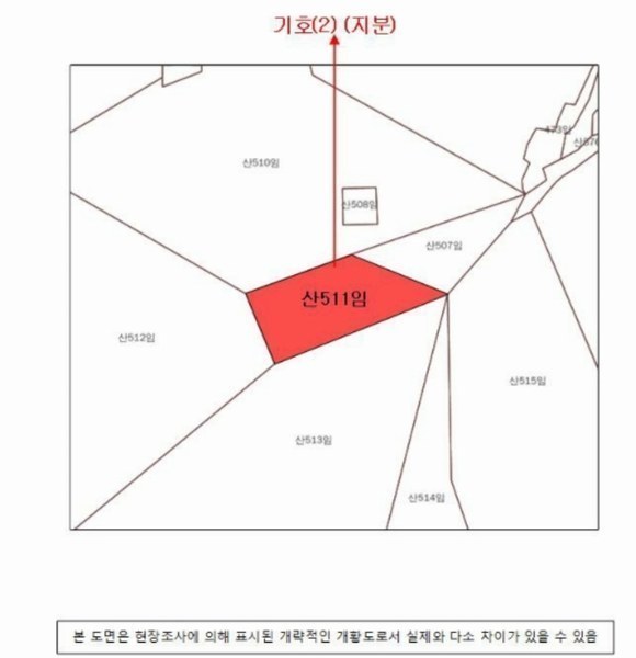 2024타경6648 경상남도 진주시 문산읍 상문리 산511 임야 경매 이미지