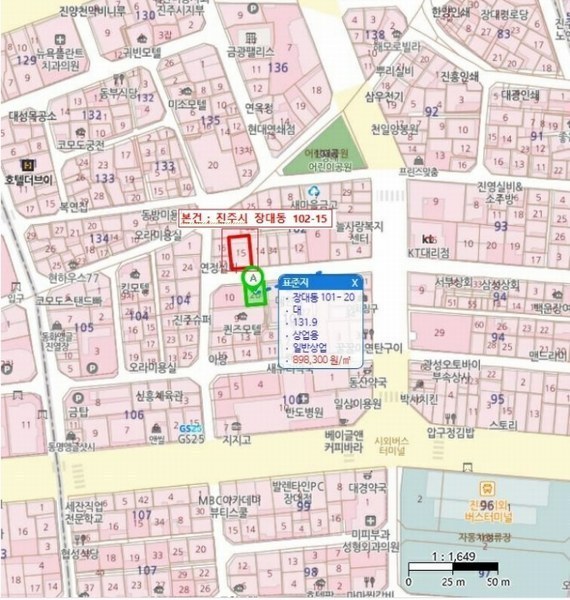 2024타경33367 경상남도 진주시 장대동 102-15 숙박시설 경매 이미지