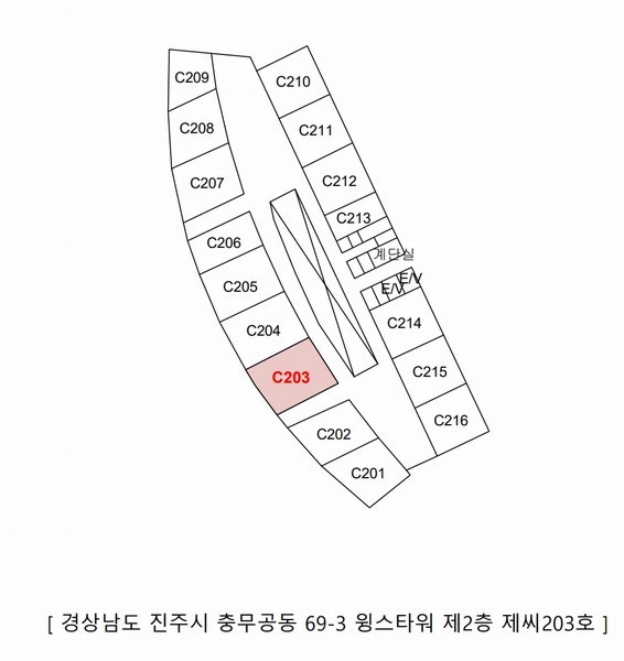 2024타경37536 경상남도 진주시 동부로169번길 12, 윙스타워 2층 씨203호 근린상가 경매 이미지