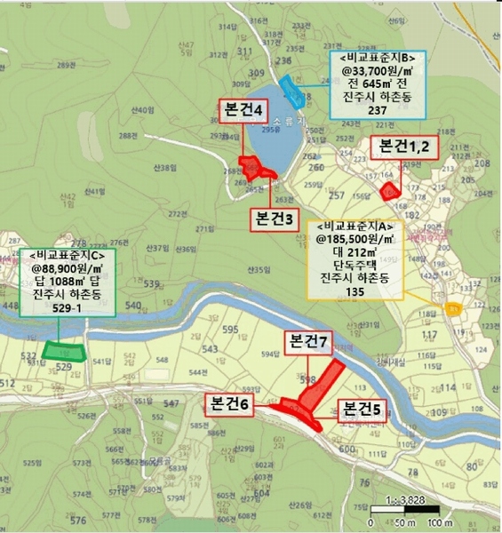 2024타경39174 경상남도 진주시 하촌동 592-1 농지 경매 이미지