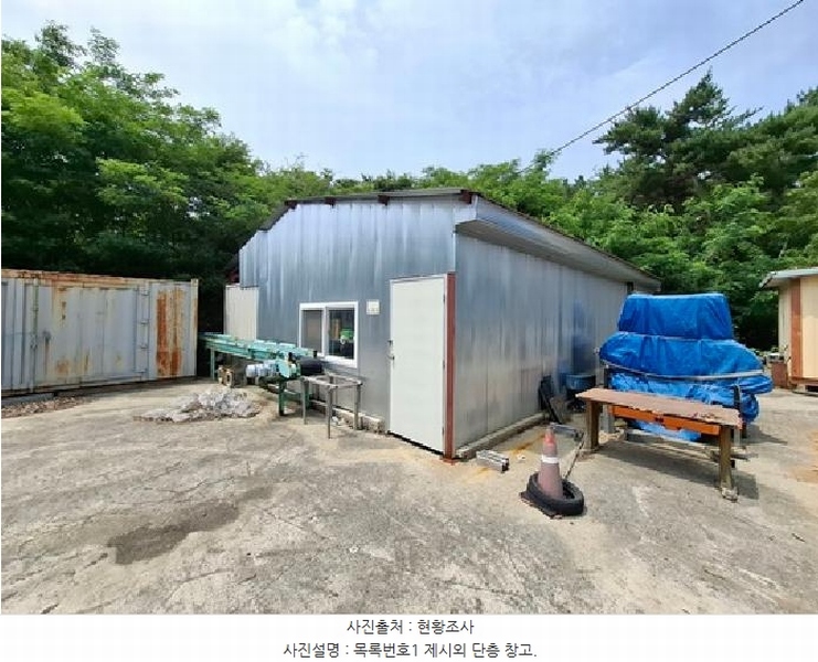2025타경708 경상남도 사천시 서포면 구평리 산78-1 공장 경매 이미지