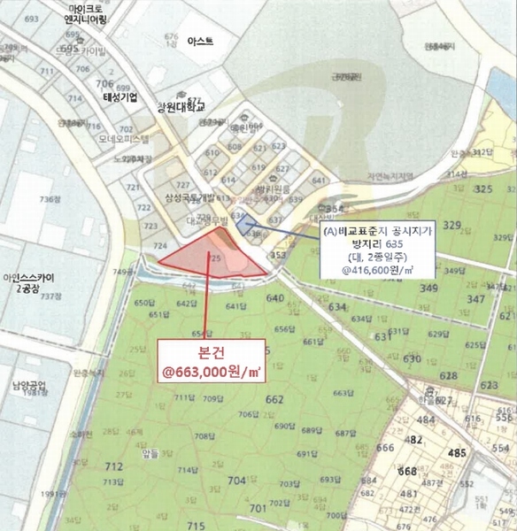2025타경734 경상남도 사천시 사남면 방지리 725 대지 경매 이미지