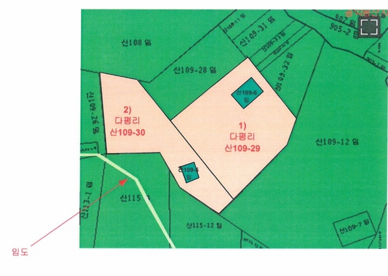2025타경30629 경상남도 사천시 서포면 다평리 산109-29 임야 경매 이미지