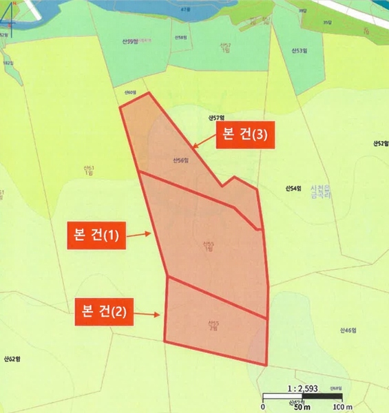 2025타경30733 경상남도 사천시 사천읍 금곡리 산55-1 임야 경매 이미지