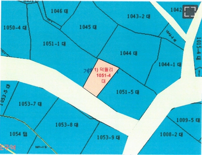 2025타경30811 경상남도 남해군 남면 덕월리 1051-4 대지 경매 이미지