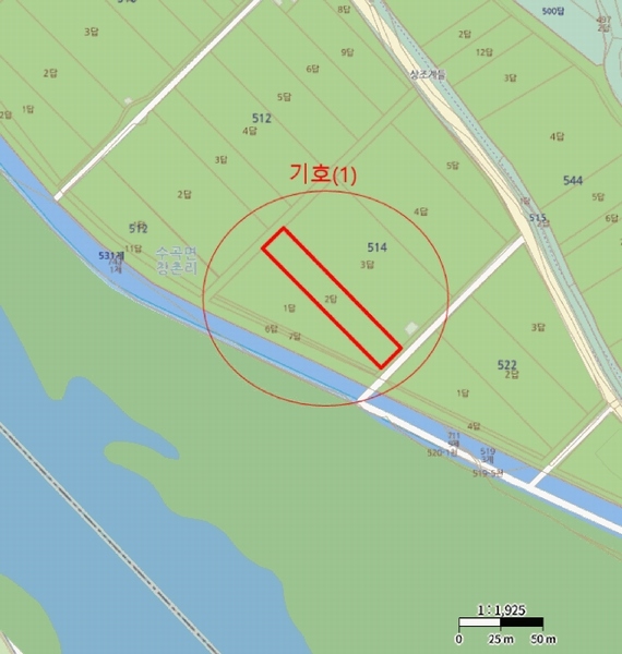 2025타경30829 경상남도 진주시 수곡면 창촌리 514-2 농지 경매 이미지