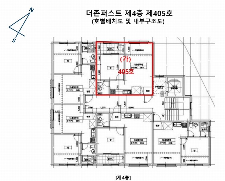2025타경10321 서울특별시 구로구 고척로19길 69-3, 더존퍼스트 4층 405호 다세대(빌라)[공급11평형] 경매 이미지