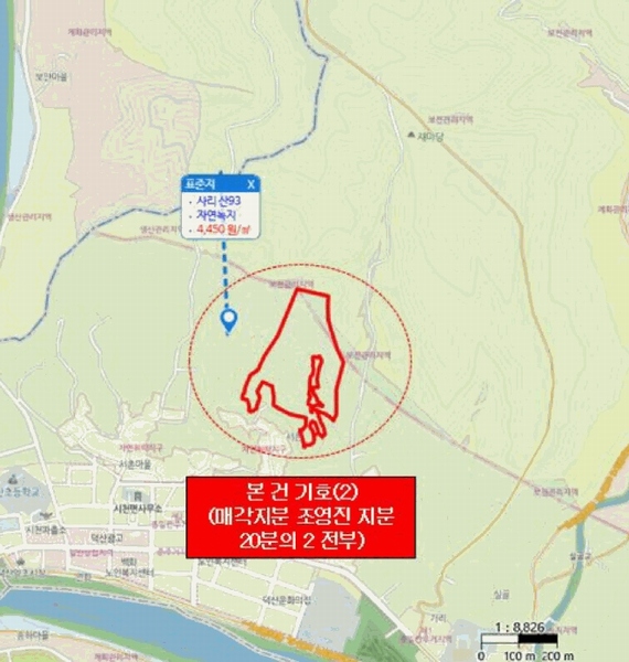 2025타경31015 경상남도 산청군 시천면 사리 산96-1 임야 경매 이미지