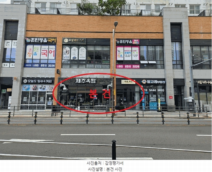 2025타경31070 경상남도 진주시 진주역로 116, 더퍼스트웰가시티 1층 111호 근린상가 경매 이미지