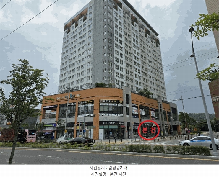 2025타경31070 경상남도 진주시 진주역로 116, 더퍼스트웰가시티 1층 111호 근린상가 경매 이미지