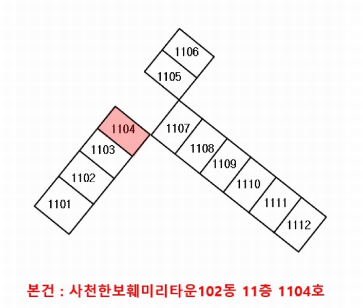 2025타경31131 경상남도 사천시 사천강1길 11, 사천한보훼미리타운 102동 11층 1104호 아파트[공급30평형] 경매 이미지