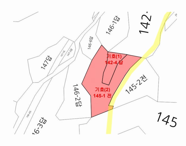 2024타경3328 경상남도 하동군 화개면 부춘리 142-4 농지 경매 이미지