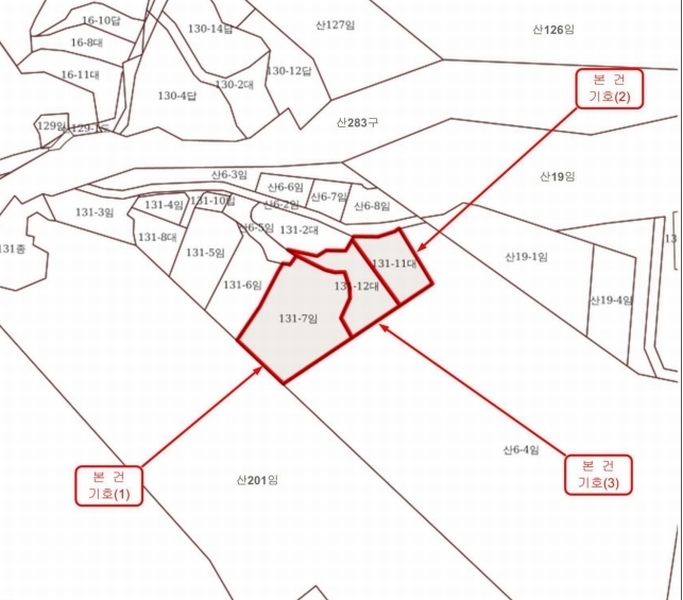 2024타경4123 경상남도 사천시 죽림동 131-7 임야 경매 이미지
