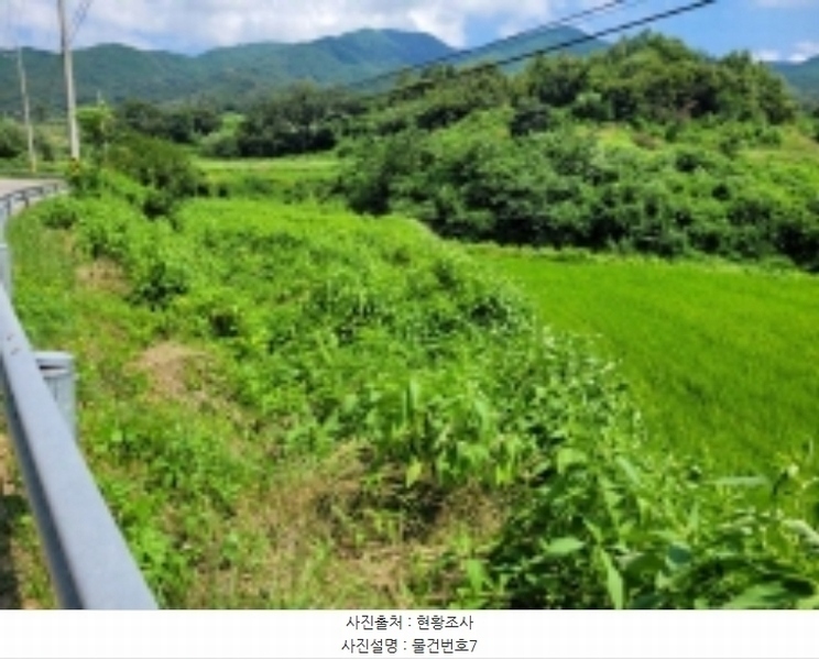 2024타경4307 경상남도 산청군 오부면 왕촌리 647-1 농지 경매 이미지