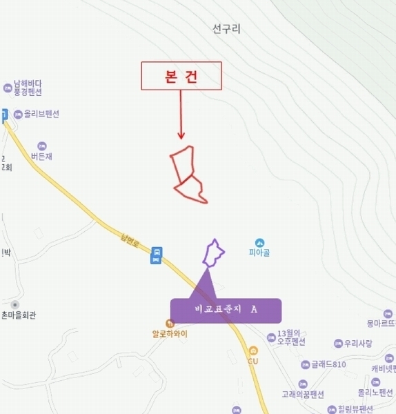 2024타경4642 경상남도 남해군 남면 선구리 441 농지 경매 이미지